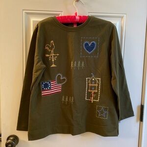 Links Hunter green sweatshirt